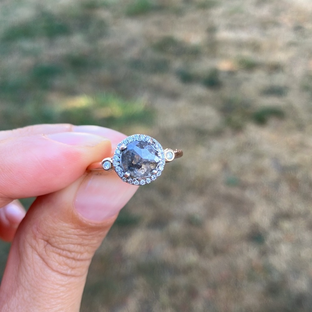 Unique Galaxy Diamond ring by Aiya Designs - Picture 3 of 6